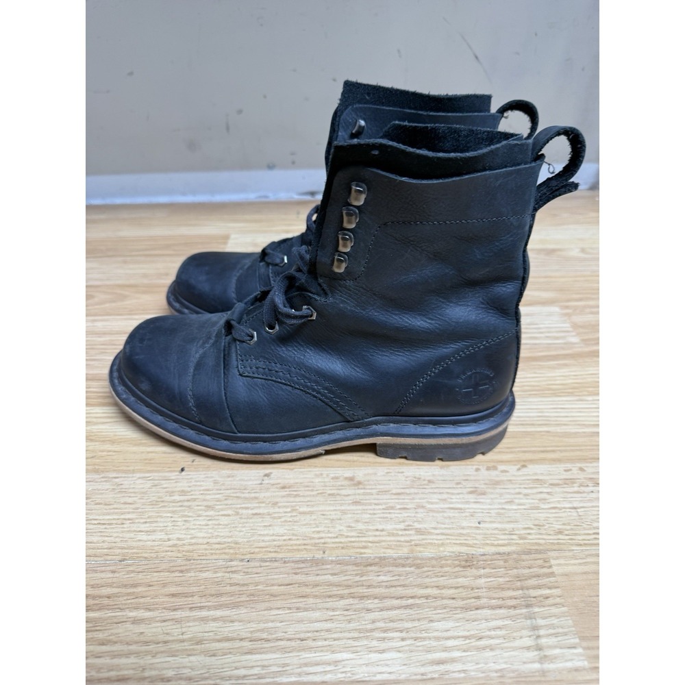 MENS‎ DR. MARTENS PIER BLACK LEATHER HIGHTOP BOOTS SIZE US 9 EU 42 Women's 10